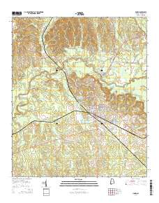 Linden 2014 topographic map thumbnail
