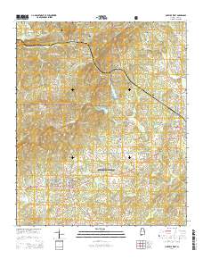 Lineville West 2014 topographic map thumbnail