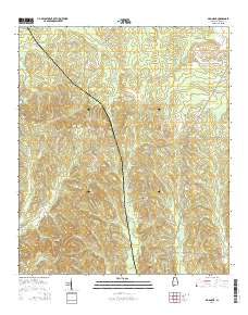 Magnolia 2014 topographic map thumbnail