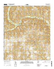Haleburg 2014 topographic map thumbnail