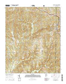 Haleyville West 2014 topographic map thumbnail