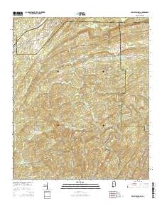 Halfmile Shoals 2014 topographic map thumbnail