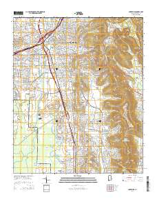 Huntsville 2014 topographic map thumbnail