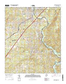 Lanett South 2014 topographic map thumbnail