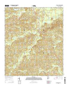 Millry South 2014 topographic map thumbnail