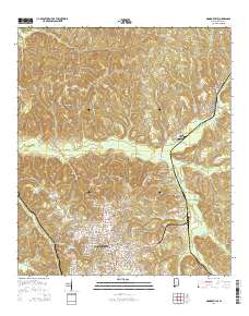 Monroeville 2014 topographic map thumbnail
