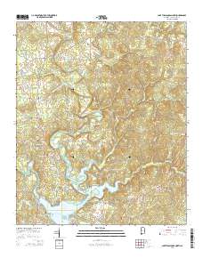 Lake Tuscaloosa North 2014 topographic map thumbnail