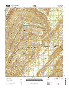 Odenville 2014 topographic map thumbnail