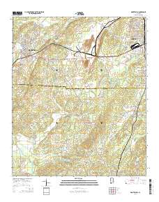 Montevallo 2014 topographic map thumbnail