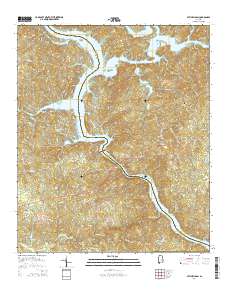 Mitchell Dam 2014 topographic map thumbnail