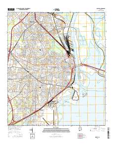 Mobile 2014 topographic map thumbnail