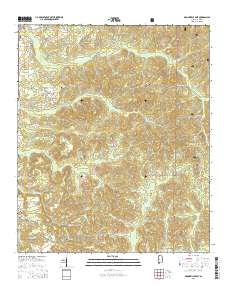 Moundville East 2014 topographic map thumbnail