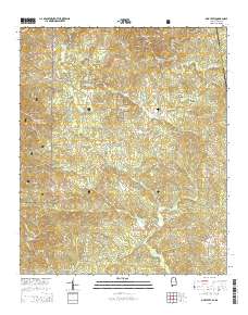 Oak Level 2014 topographic map preview