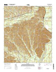 Pine Hill 2014 topographic map thumbnail