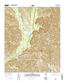 Petrey 2014 topographic map thumbnail
