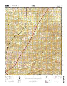 Opelika East 2014 topographic map thumbnail