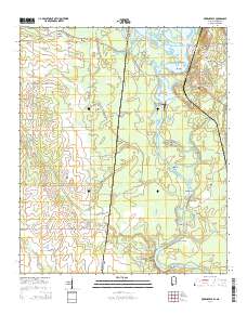 Pickensville 2014 topographic map thumbnail