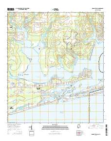 Orange Beach 2014 topographic map thumbnail