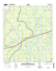 The Basin 2014 topographic map thumbnail