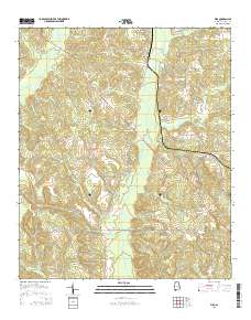 Vida 2014 topographic map thumbnail