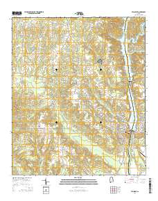 Tallassee 2014 topographic map thumbnail