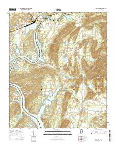 Wilsonville 2014 topographic map thumbnail