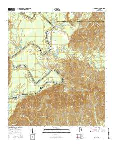 Woods Bluff 2014 topographic map thumbnail
