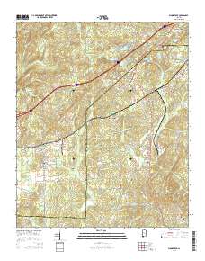 Woodstock 2014 topographic map thumbnail