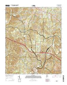 Dora 2014 topographic map thumbnail