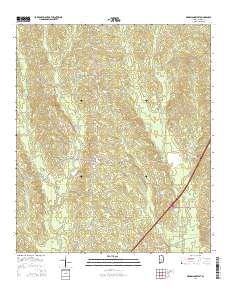 Georgiana West 2014 topographic map thumbnail