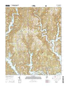 Arley 2014 topographic map thumbnail