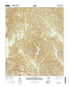 Lake Lurleen 2014 topographic map thumbnail