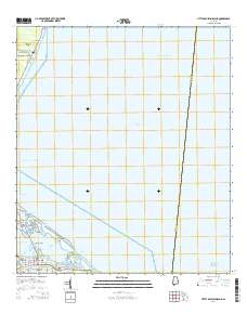 Little Dauphin Island 2014 topographic map thumbnail