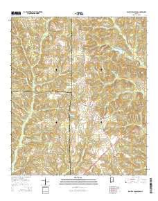 Danleys Crossroads 2014 topographic map thumbnail