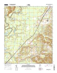 Moundville West 2014 topographic map thumbnail
