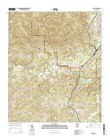 Aldrich 2014 topographic map thumbnail