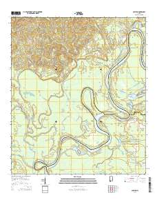 Carlton 2014 topographic map thumbnail