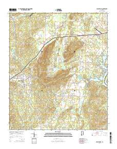 Columbiana 2014 topographic map thumbnail