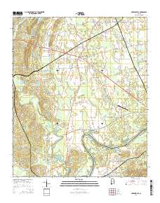 Harpersville 2014 topographic map thumbnail