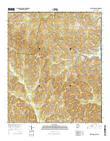 Fort Gaines NW 2014 topographic map thumbnail