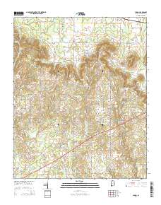 Caddo 2014 topographic map thumbnail