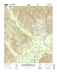Centreville West 2014 topographic map thumbnail