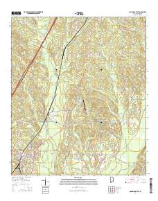 Georgiana East 2014 topographic map thumbnail