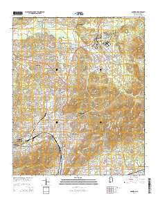 Anniston 2014 topographic map thumbnail