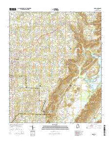 Arab 2014 topographic map thumbnail