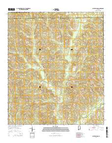 Bluff Springs 2014 topographic map thumbnail