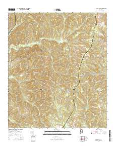 Burnt Corn 2014 topographic map thumbnail