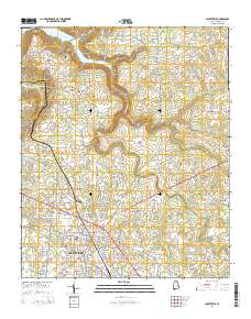 Albertville 2014 topographic map thumbnail