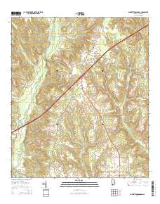 Barnett Crossroads 2014 topographic map thumbnail
