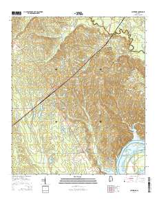Catherine 2014 topographic map thumbnail